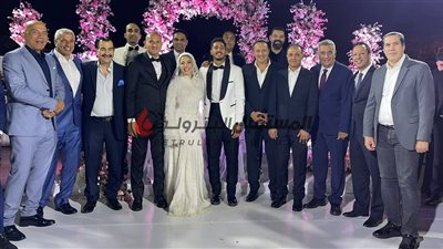 بالصور : زفاف نجل طارق سليمان مدرب حراس مرمي الأهلي السابق في سكاي ببتروسبورت