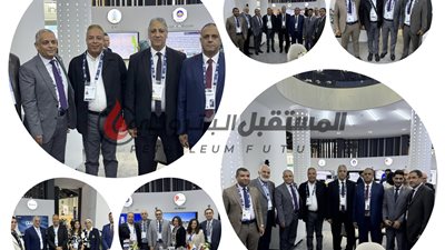 بالصور: المستقبل داخل جناح وزارة البترول في أديبك