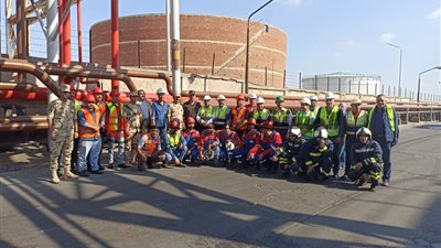 شركة التعاون تنفذ مناورة حريق وهمية بمشاركة اسكندريه للبترول والمنطقة المركزية الاولي بالاسكندرية