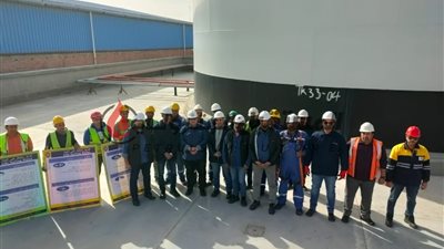 مصر للبترول تنظم وقفة السلامة بموقع المكس