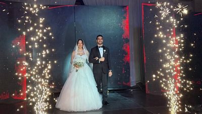 بالصور: زفاف يوسف عمرو بدوي وسلمى الحبشي
