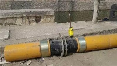 اصطدام لودر بخط غاز يتبع شركة “ناتجاس” ب6 أكتوبر