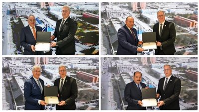 بعد تميزهم بتصنيف ENR العالمي.. وزير البترول يُكرم إنبي وبتروجت وصان مصر في أديبك 2025