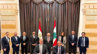 توقيع مُذكرة تفاهم بين مصر ولبنان لإمداد محطة دير عمار بالغاز الطبيعي