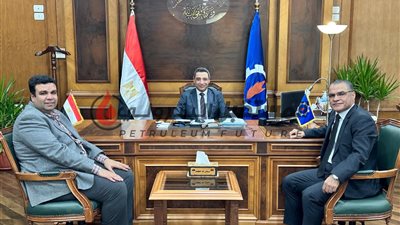 محافظ السويس يستقبل المهندس رشاد نظيم رئيس شركة النصر للبترول 
