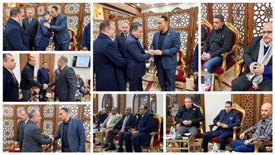 بالصور: قيادات البترول  يشاركون في عزاء والد هشام رياض رئيس ايثيدكو