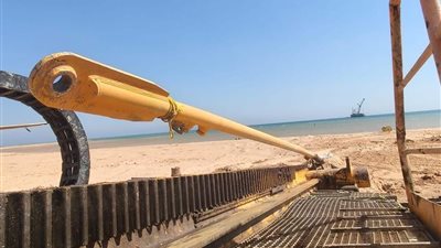 بالصور: PMS تنفذ أول عملية سحب خط غاز بحري بتقنية الحفر الأفقي الموجه HDD