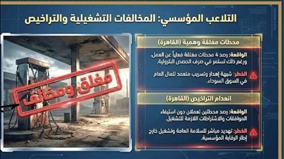 خلال حملات رقابية مكثفة.. #هيئة_البترول تضبط #مخالفات تلاعب في #الوقود تتجاوز مليون لتر خلال أبريل