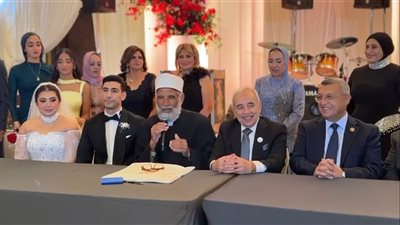 بالصور: زفاف احمد حمدي حبيب ومريم الطويل