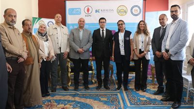 خالدة تطلق المرحلة الثانية من مبادرة القوافل الطبية الشاملة بمطروح