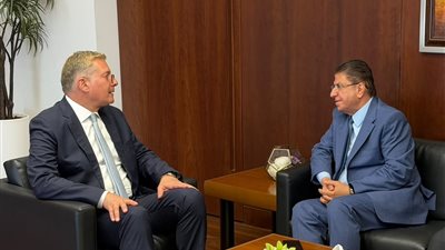  وزير البترول يبحث مع الرئيس التنفيذي لشركة مناجم الفوسفات الأردنية التعاون في الصناعات التعدينية وتعظيم القيمة المضافة للفوسفات