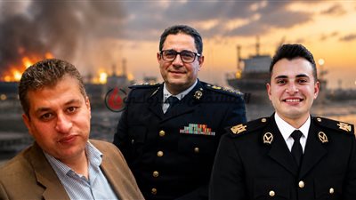 أبطال الحماية المدنية في حادث سفينتي دمياط