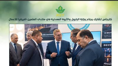   كارجاس تشارك بجناح وزارة البترول والثروة المعدنية في منتدى «العلمين – أفريقيا للأعمال»