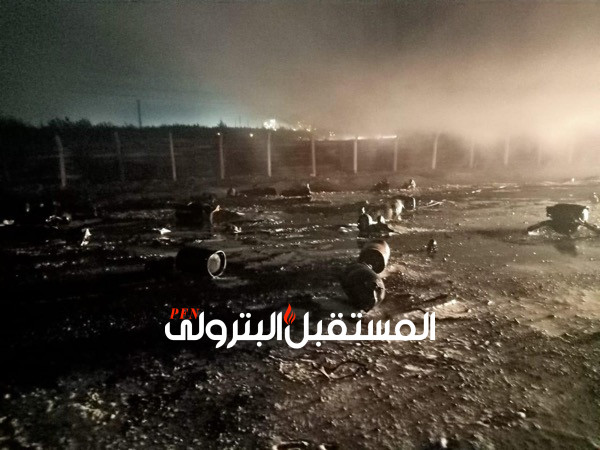 المستقبل البترولي ينفرد بنشر فيديو انفجار اسطوانات البوتاجاز بمنطقة أسيوط