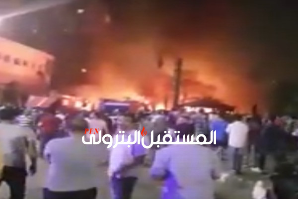 أول فيديو من موقع حريق معهد الاورام (عثمان علام)