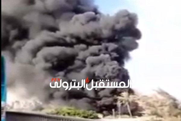 بالفيديو..شاهد لحظة إشتعال النار بجوار خط بترول الإسكندرية
