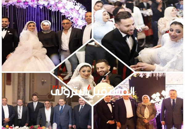 بالصور: زفاف مريم محمد رفاعي ومصطفى دسوقي
